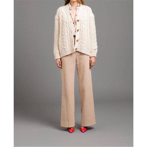 LE SUPERBE cardi b cardigan in cream XS - Picture 1 of 11